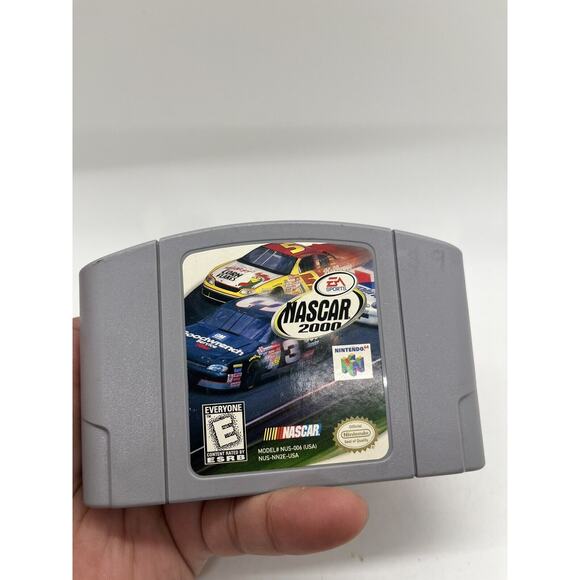 NASCAR 2000 - Nintendo 64 (N64) Game Cartridge - Tested - Picture 3 of 6